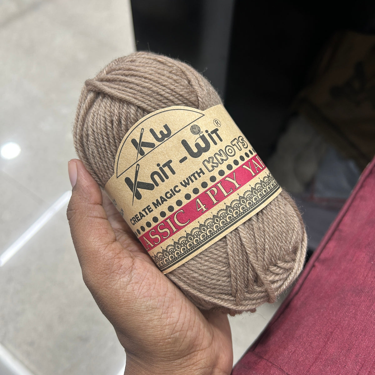 Knitwit Acrylics 4 ply - All Colours (36)