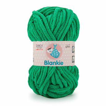 Ganga Velvet Blankie - Green