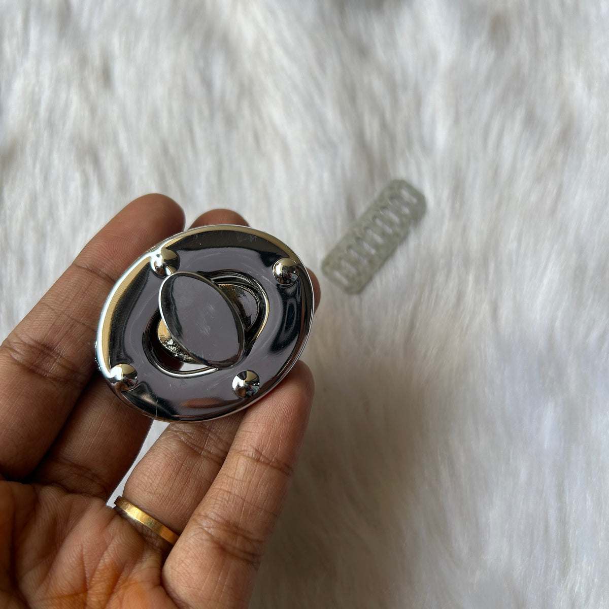 Bag Buckles - Oval (Silver)