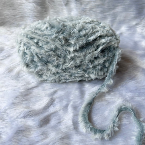 Faux Fur - Flora Blue