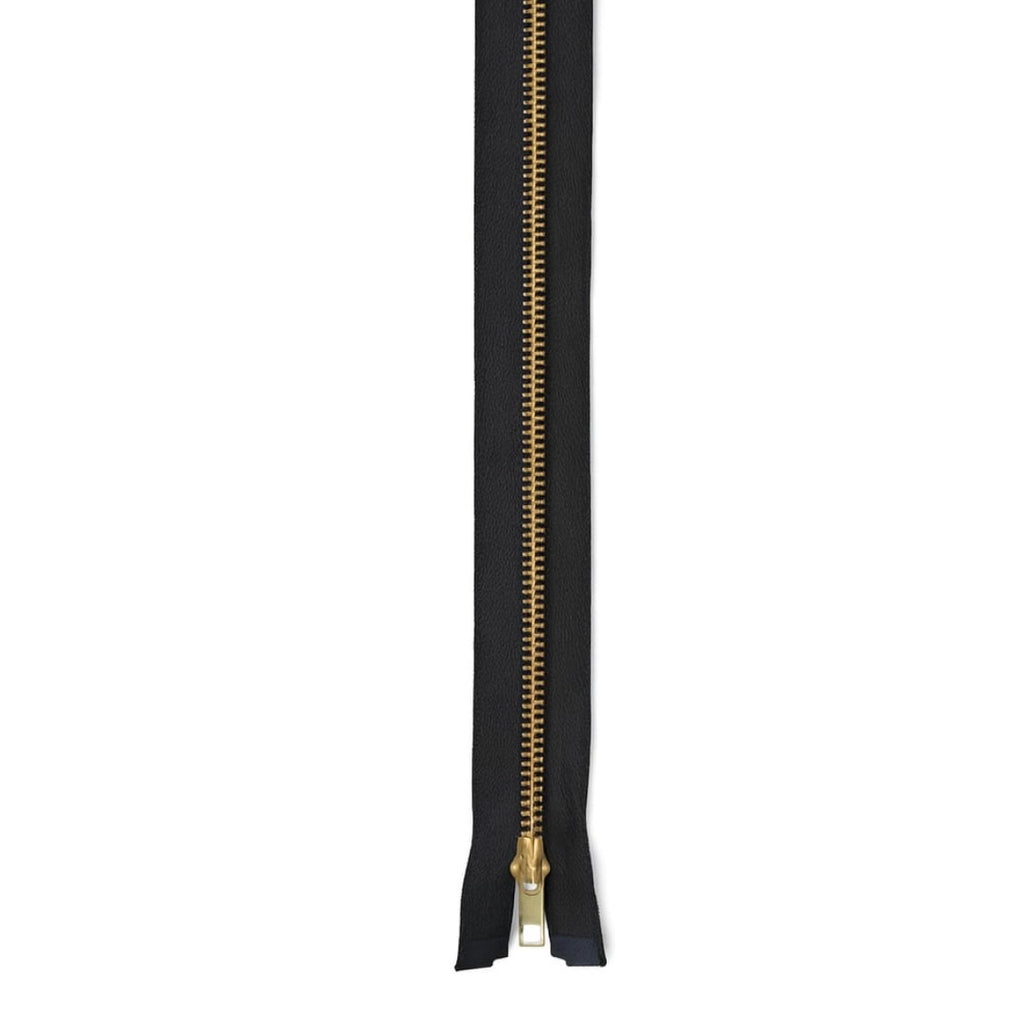 Metallic Zip Chain 12”- Gold