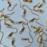 Earring Accessories - Hooks (Gold)