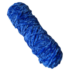 Thin Velvet Yarn - Robin Blue