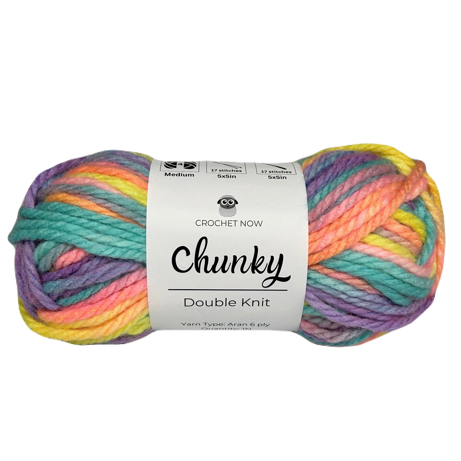 Chunky Acrylics 6 ply - All Colours (22)
