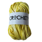 Metallic T-Shirt Yarn - Lemon Yellow