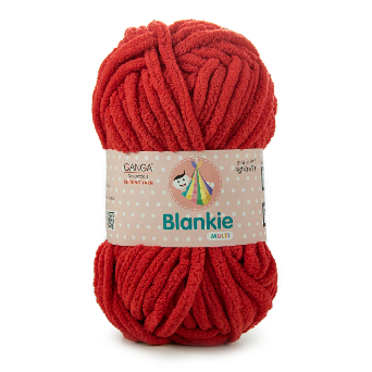 Ganga Velvet Blankie - Red