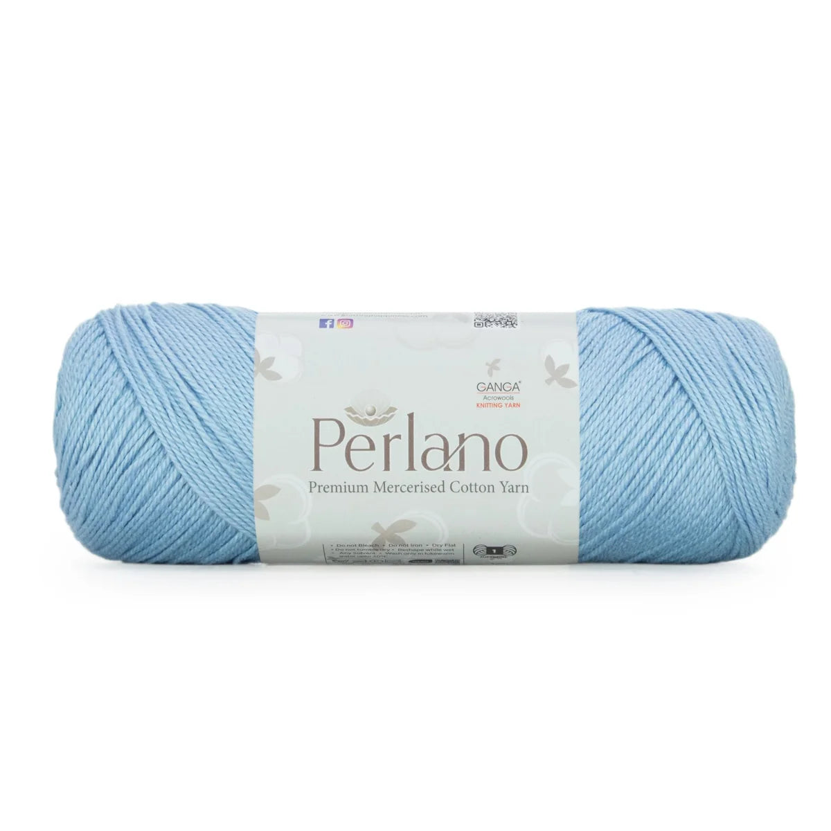 Ganga Perlano Mercerised Cotton 3 Ply - All Colours (19)