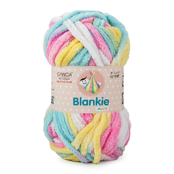 Ganga Velvet Blankie - Candy