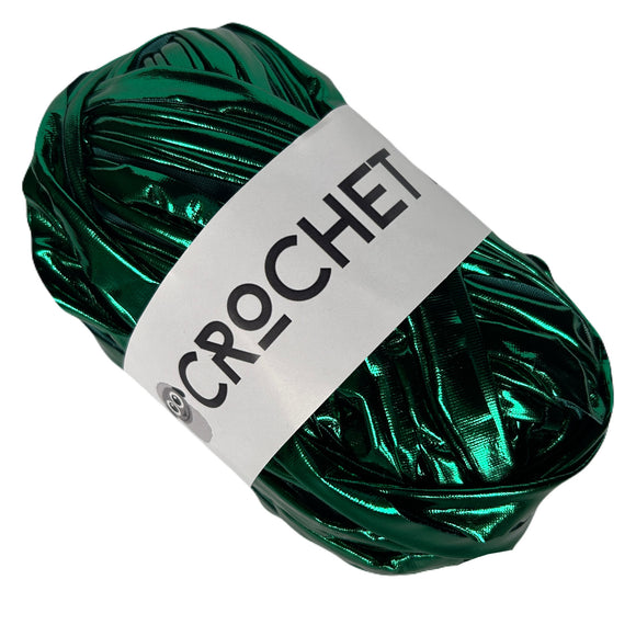 Metallic T-Shirt Yarn - Green