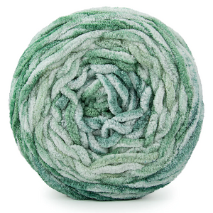 Ganga Velvet Speckled - Ombre Green