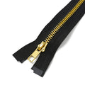 Metallic Zip Chain 12”- Gold