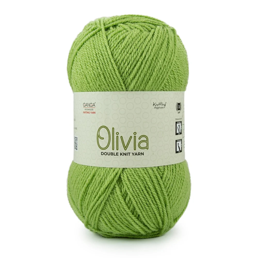 Ganga Olivia - Acrylics 3 ply - All Colours (6)