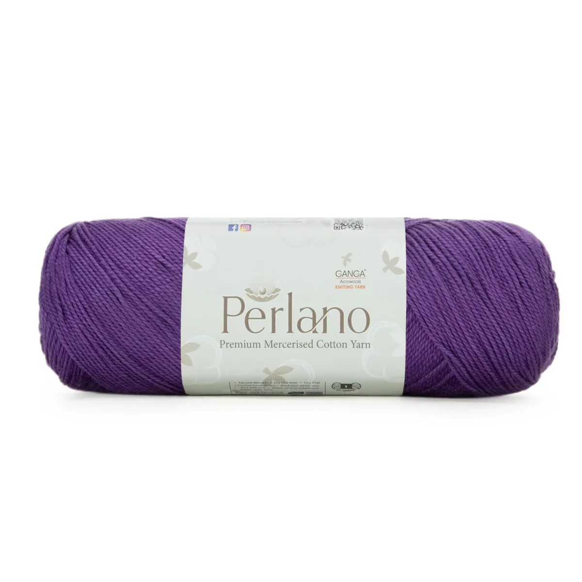 Ganga Perlano Mercerised Cotton 3 Ply - All Colours (19)