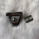 Bag Buckles - Trapezium (Silver)