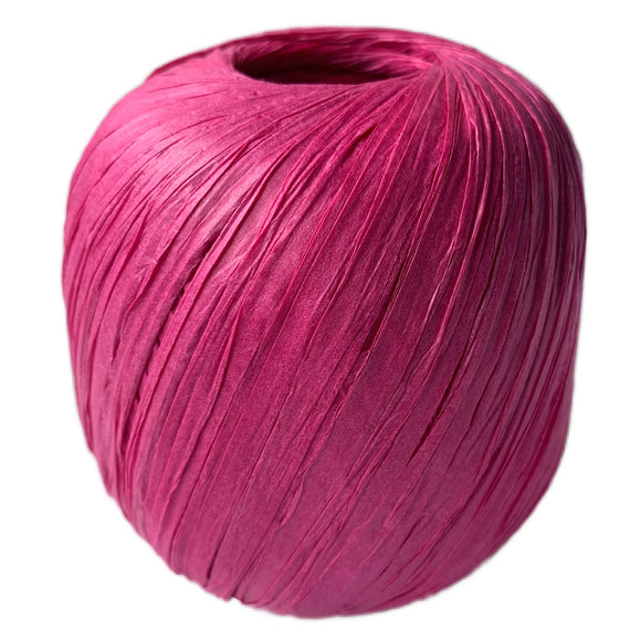 Raffia Yarn - Dark Pink