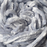 Thin Velvet Yarn - Silver