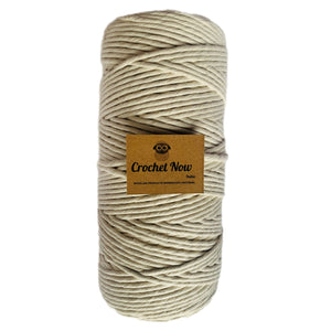 Macrame Cords - Off White (Single Strand 3mm)