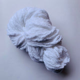 Premium Velvet Ganga - White