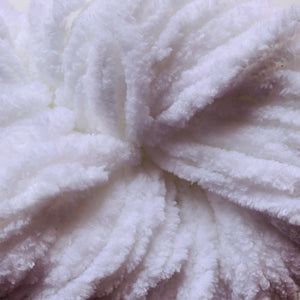 Premium Velvet Ganga - White