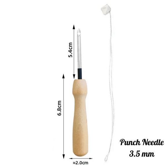 Kit Punch Needle Con Aghi 2.5mm/3mm/5mm - Per Ricamo E Lavori Fai Da Te - Include Penna In Legno - Foto 14