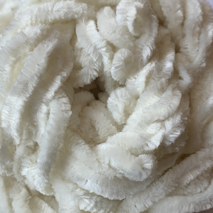 Thin Velvet yarn - Off White