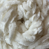 Thin Velvet yarn - Off White