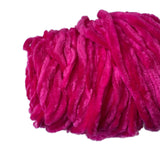 Thin Velvet yarn - Magenta Pink