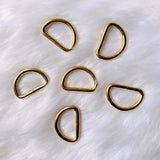 D Rings - Gold (Pair)