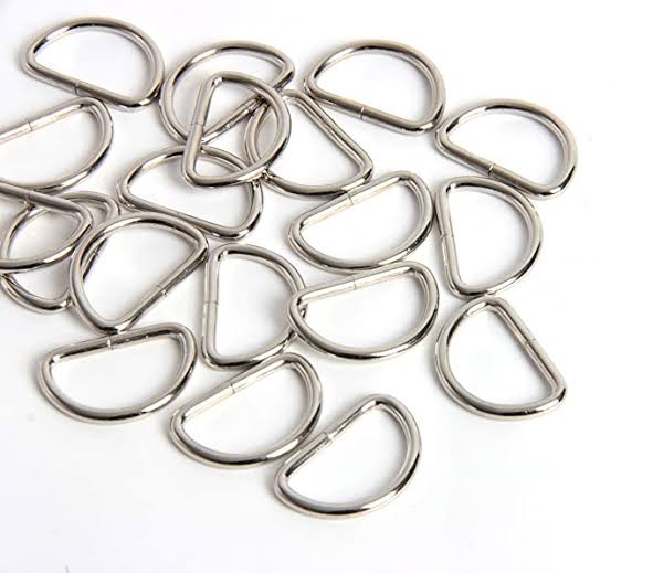 D Rings - Silver (Pair)