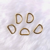 D Rings - Gold (Pair)