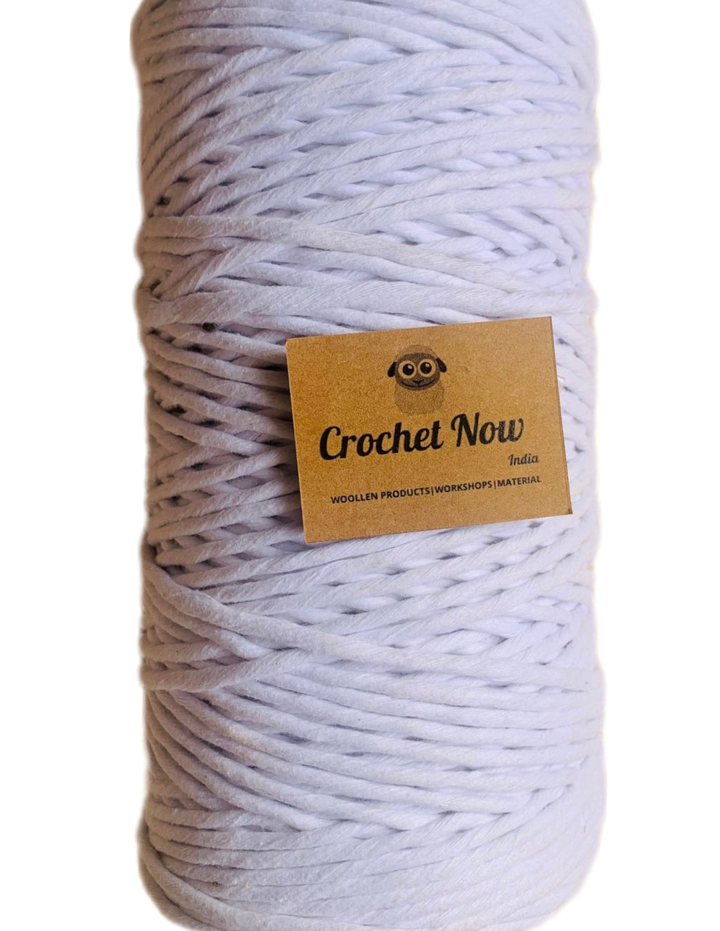 Macrame Cords - PureWhite (Single Strand 3mm)
