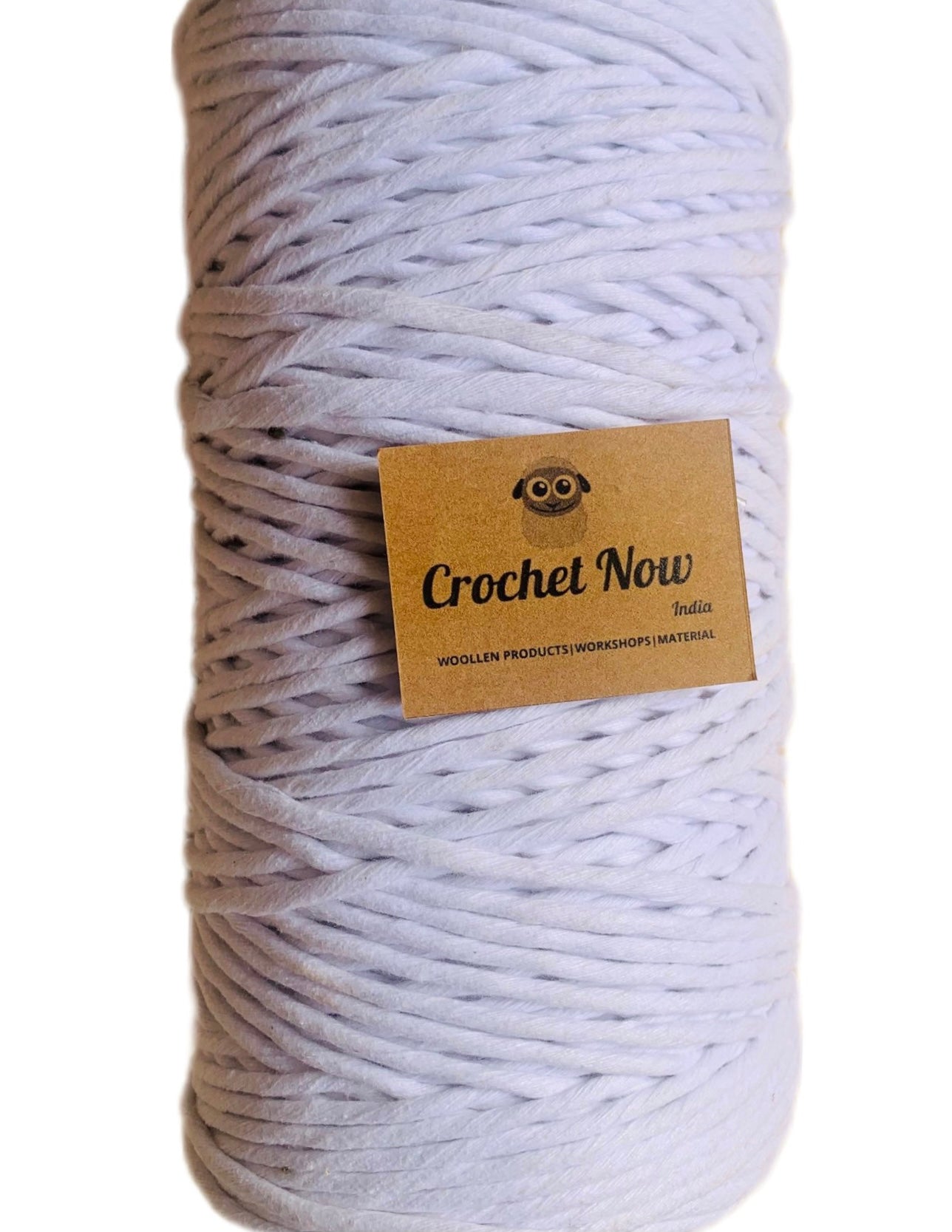 Macrame Cords - PureWhite (Single Strand 3mm)