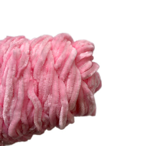 Thin Velvet yarn - Baby Pink