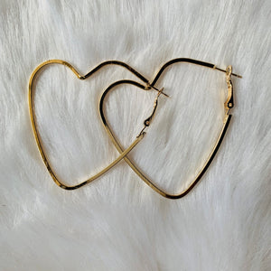 Earring Accessories - Heart (Gold)