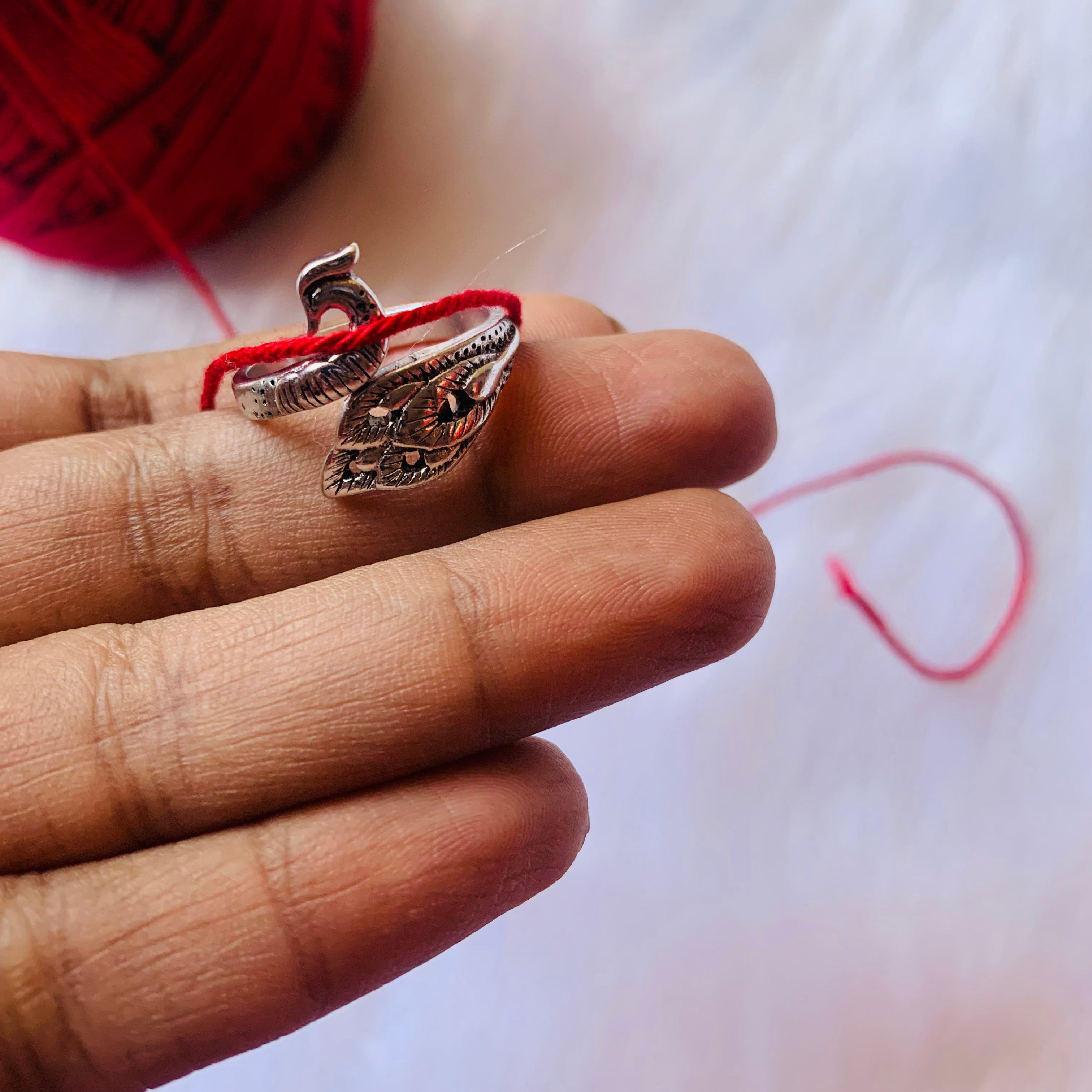 Adjustable Crochet Ring