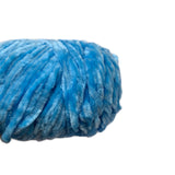 Thin Velvet yarn - Subtle Blue