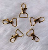Lobster Claw Clasps - Gold (Pair)